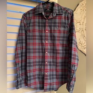 Vineyard Vines Performance Button-down Slim Fit Whale Shirt